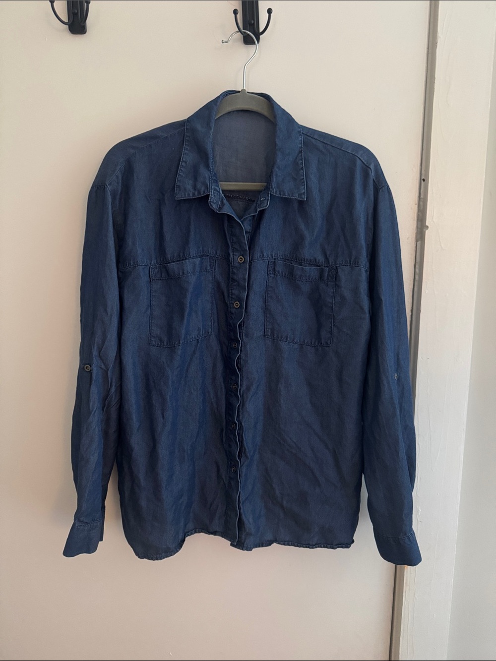 Jane and Delancey Navy Button-Down Shirt